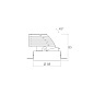 ART-RF-115 LED светильник встраиваемый безрамочный полуповоротный Downlight   -  Встраиваемые светильники 